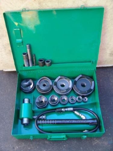 GREENLEE 7310 1/2 TO 4 HYDRAULIC KNOCK OUT PUNCH #10