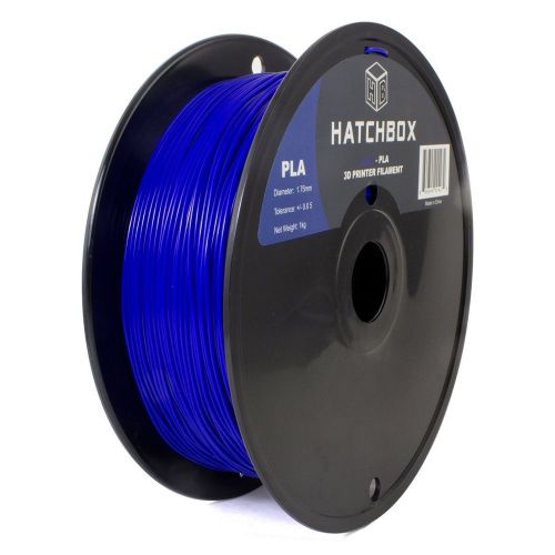 Hatchbox Printer Filament 3D PLA 1KG 1.75mm Pantone BLUE 072 C (+/- 0.05)