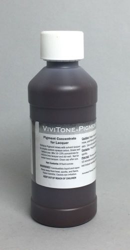 Vivitone burnt umber pigment tint for lacquer - 8 oz for sale