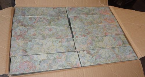 Case of 100 Never Used Bracelet Jewelry Boxes Soft Blue Spring Tapestry Design