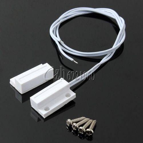5pairs white mc-38 wired door window sensor magnetic switch home alarm system for sale