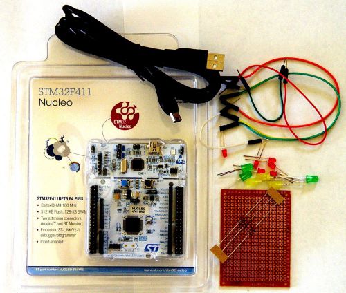 NUCLEO-F411RE STM32F411RE Nucleo Arm Arduino 100mHz Cortex M4 St-Link mbed 401RE