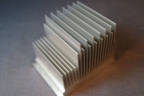 High density 3.5&#034; x 2.5&#034; x 2.75&#034; natural aluminum heatsink great for all devices for sale