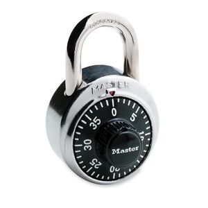 Ten (10) master lock 1500d black dial combination padlock w 3/4&#034; shackle height for sale