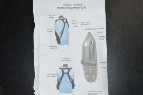 Secret agent  shoulder style radio harness   handed. 300-d for sale