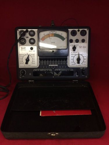 Triplett model 3413-A Tube Tester. Industrial! As Is. Very cool with manual!