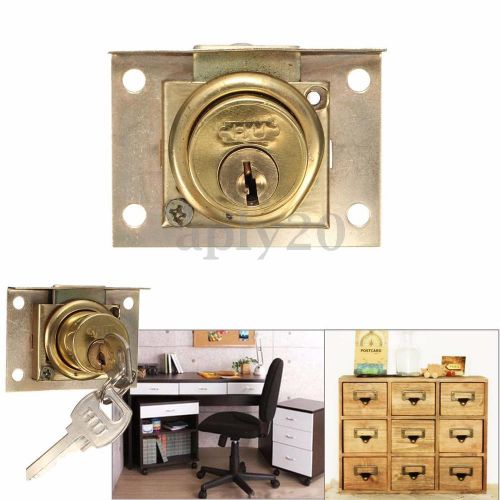 Wardrobe desk cabinet mailbox cupboard locker drawer cam lock w/ 2 security keys for sale