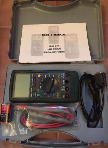 Brand New Sinometer MS8220R True RMS Digital Multimeter with RS-232 Connectivity