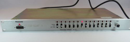 Panasonic Video Sequential Switcher Model WJ-525 JH