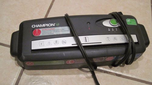 Champion 6-Sheet Strip-Cut Paper Shredder LS60Be, used