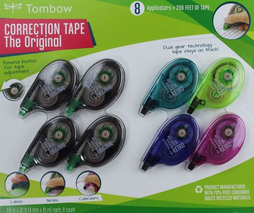 Tombow Mono Correction Tape The Original (8-Pack) , School Office stationeryNEW