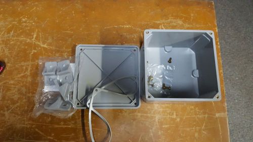 PVC 6&#034; x 6&#034; x 4&#034; PVC Junction Box by Royal No. RJB66L New