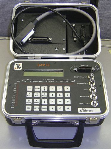 NEW E.F. Johnson SAM II (2) Mobile Telephone Test Set/System Activity Monitor EF