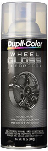 Clear Wheel Paint 12 oz. Painting Aluminum Plastic Body Spray Auto Car Care Part