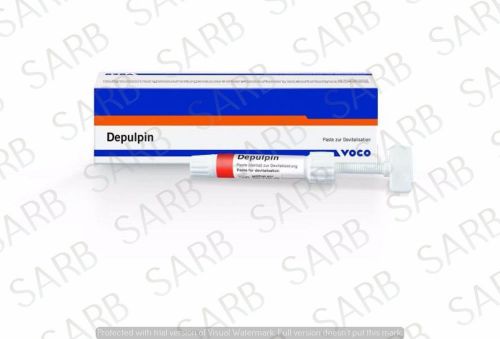 Voco Depulpin Paste 3g dental syringe pulp devitalisation composite material