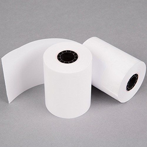 2-1/4&#034; x 50&#039; (100 rolls) thermal paper rolls for verifone vx520 first data fd400 for sale