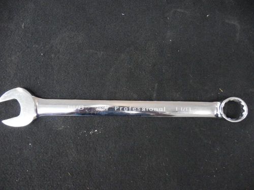 Ace Professional 1 1/8&#034; Combination Open Box End Wrench 25913 1-1/8&#034; Fast Ship