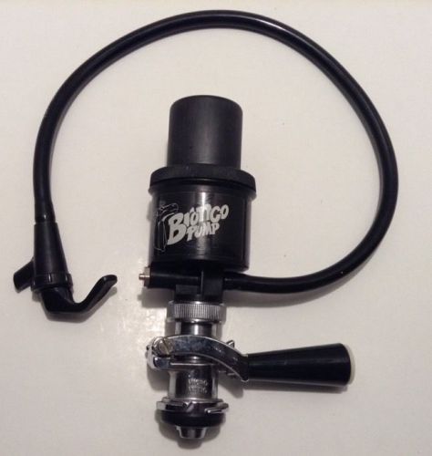 Keg Tap Bronco Pump Beer Dispenser Tapper by Micro Matic USA Nozzle &amp; Hose Party