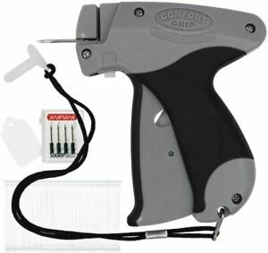 Amram Comfort Grip Retail Price Tag Attacher Tagging Gun for Clothing, Kit Inclu