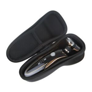 Black Forehead Thermometer Carrying Case Leather Razor Storage Bag Organizer New