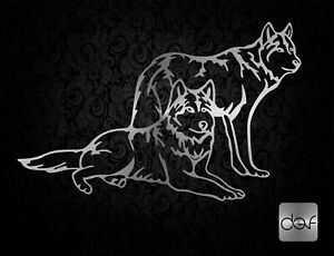 wolf jumping scene DXF file for CNC Plasma Laser cut Waterjet SVG CDR