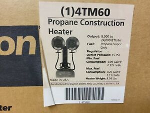 Dayton  Infra-Red Tank Top Propane Heater