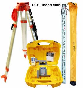 Spectra Precision LL300N-8 Laser Level with Tripod, 13 FT I/T Rod &amp; HR320