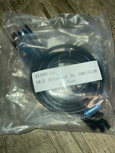 16/2 stranded BC CMR/CL3R security/audio/alarm 10 feet wire. Brand New (3 Packs