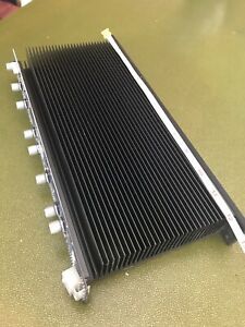 Large Black Anodized aluminum finned heat sink 12 inch
