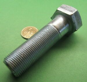 Cap Screw Bolt, PT, GRADE 5, Zinc 1&#034;-14 x 3.50&#034; Length, 2 Pc