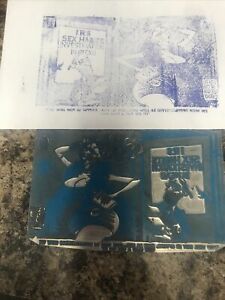 Vintage Metal Printing Plate Pat Oliphant IRS SEX HABITS INVESTIGATION BUREAU 75