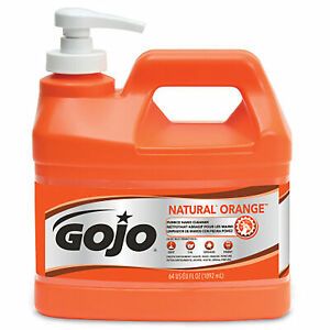 Sooner Gojo Orange Pumice Hand Cleaner 1/2 gallon w/pump