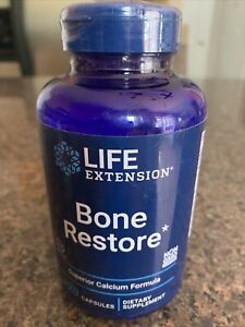 Life Extension Bone Restore with Vitamin K2  -  120 capsules - Fresh Inventory