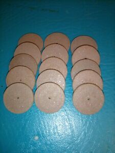 Lot it 15 Cratex Fine Grit Rubberized Abrasive Wheels. 1”x1/8x1/16