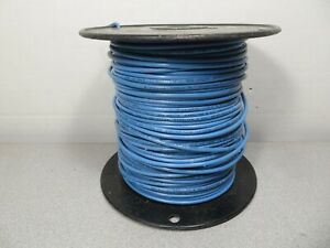 GENERAL CABLE 12 AWG Stranded Copper Wire THHN THWN - BLUE - Balance of 500 Ft.
