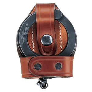 Aker Leather 606 Slim Open Hinged Handcuff Case Finish: Plain