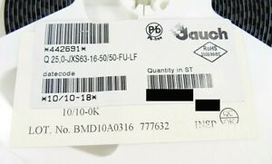 Jauch JXS63 SMD Quarz Crystal Unit 25MHz 16pF 6.0x3.5mm (5 Stck)