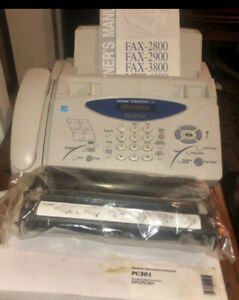 Brother IntelliFAX 775 Plain Paper Fax Phone &amp; Copier - Tested With Ink