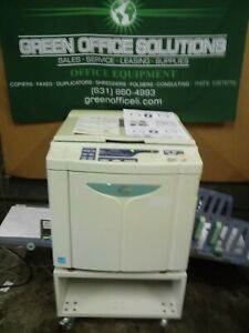 Riso EZ391 HIGH SPEED 11x17 Digital Duplicator Low Meter with STAND