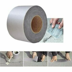 Sticky Aluminum Foil Butyl Rubber Repair Tape Adhesive Waterproof For Roof Pipe