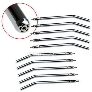 50 X Dental Air Water Spray Triple Syringe Metal Autoclavable Nozzles/Tips/Tube