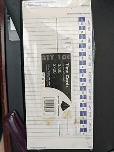 PYRAMID 35100-10 Time Card,PK100