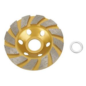 4&#034;Inch Concrete Turbo Disc Diamond Grinding Cup Wheel for Angle Grinder, 12 Segs