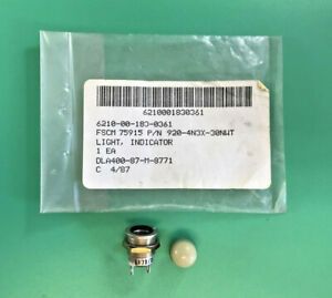 LITTLE FUSE 920-4N3X-30NWT CLEAR LIGHT INDICATOR WHITE LENS LH73/2