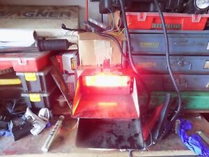 2  Whelen Dash-King 2000 Red Dash Deck Light