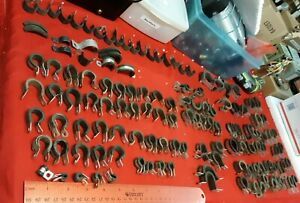 #589v Cable holddown brackets, wire, Coax, tubing, conduit, used ( M or L 130 )