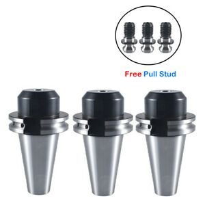 3PCS CAT40 1/2 x 1.75&#034; End Mill Tool Holder Fit Haas Fadal W/ 3PCS Pull stud