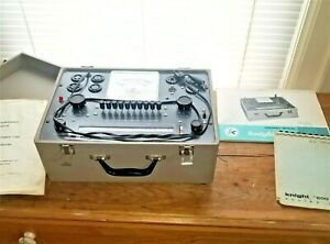 Vintage Knight Tube Tester  clean and nice working with Manuals
