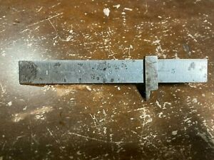 L.S. Starrett #300 6&#034; Rule w/ Slide Athol Mass USA