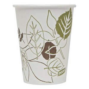 DIXIE 2338WS Disposable Hot Cup,8 oz.,White,PK500